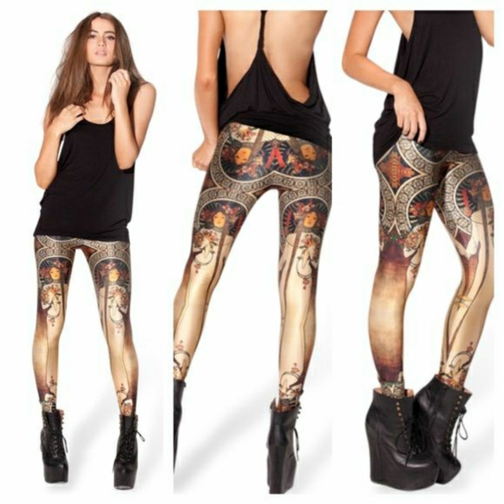 Blackmilk La Trappistine Leggings